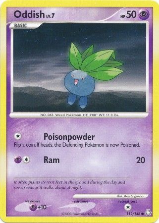 Oddish 112-146